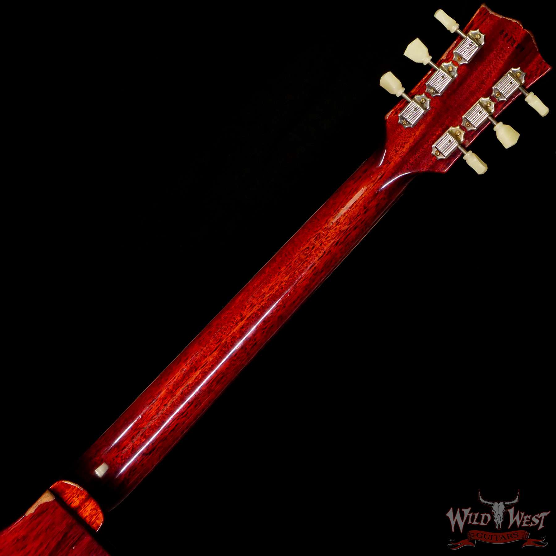 gibsoncs-1958lp-ha-firststandard-891397-nb__wwg.jpg Gibson Custom Shop M2M Hand Selected 1958 Les Paul Standard ‘58 Reissue R8 Heavy Aged Cherry Sunburst (First Standard Color) 8.20 LBS - Image 5