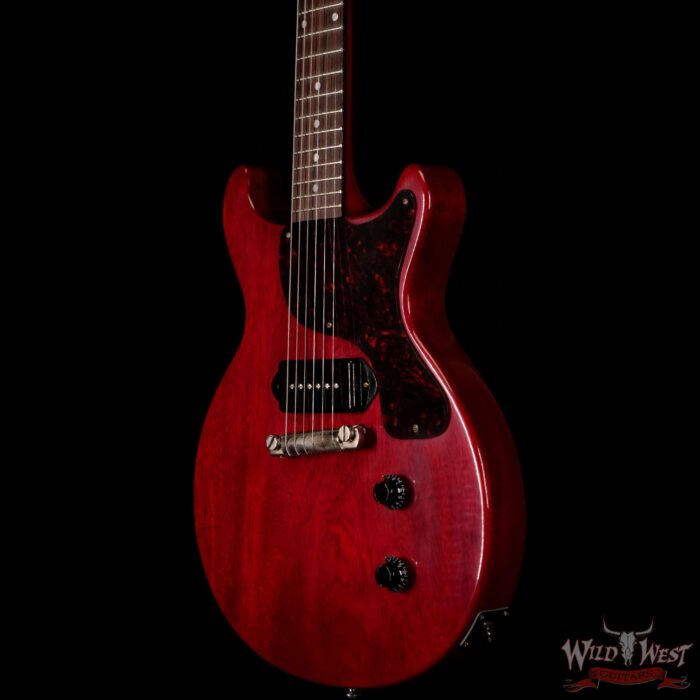 Gibson Custom Shop 1958 Les Paul Junior Double Cut Reissue VOS Cherry Red - Image 2