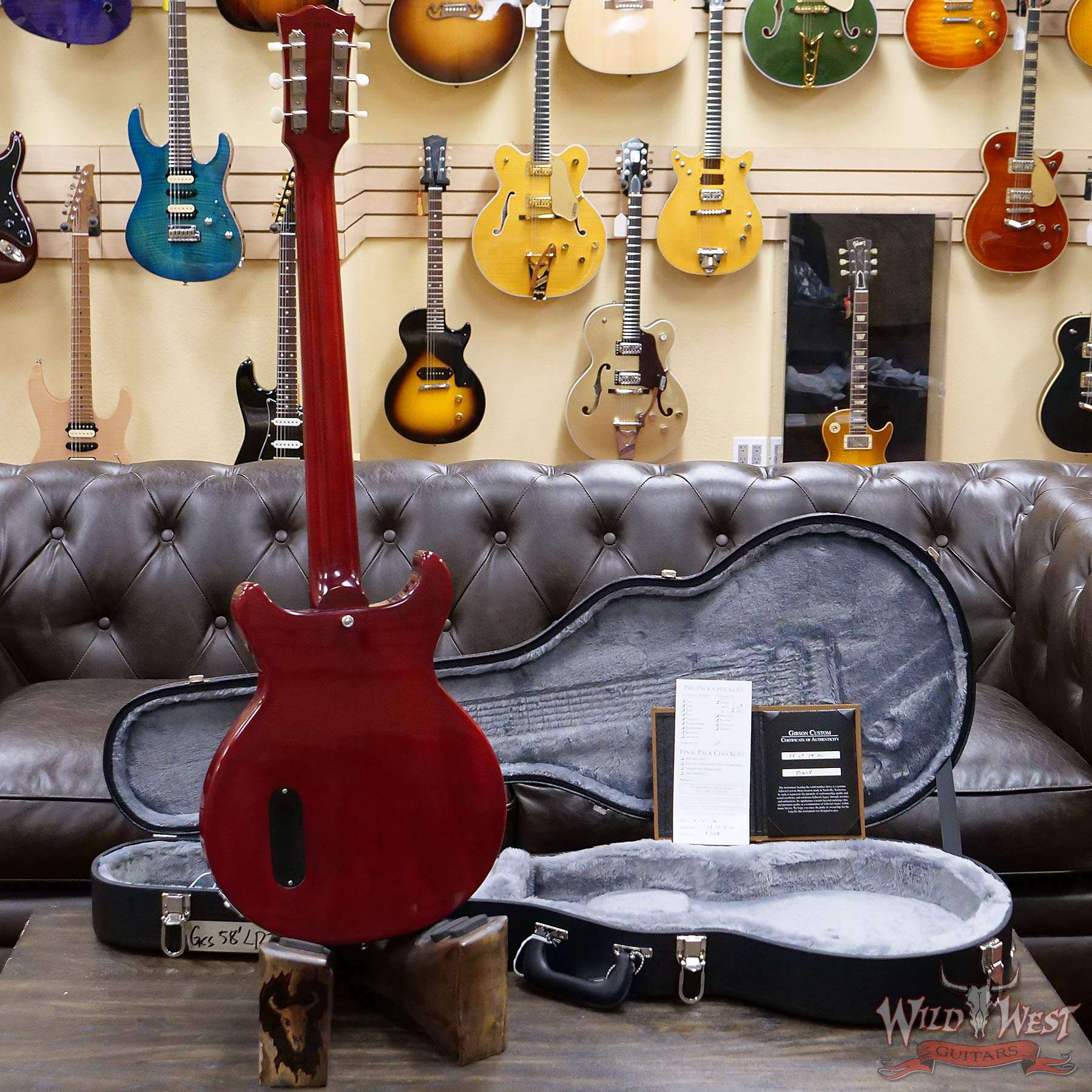 gibsoncs-1958lpj-80608-d3__wwg.jpg Gibson Custom Shop 1958 Les Paul Junior Double Cut Reissue VOS Cherry Red - Image 9