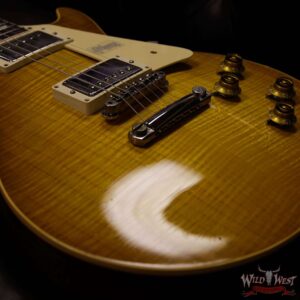 Gibson Custom Shop M2M 1958 Les Paul Standard Reissue Aged Lemon Burst 8.35 lbs - Image 14