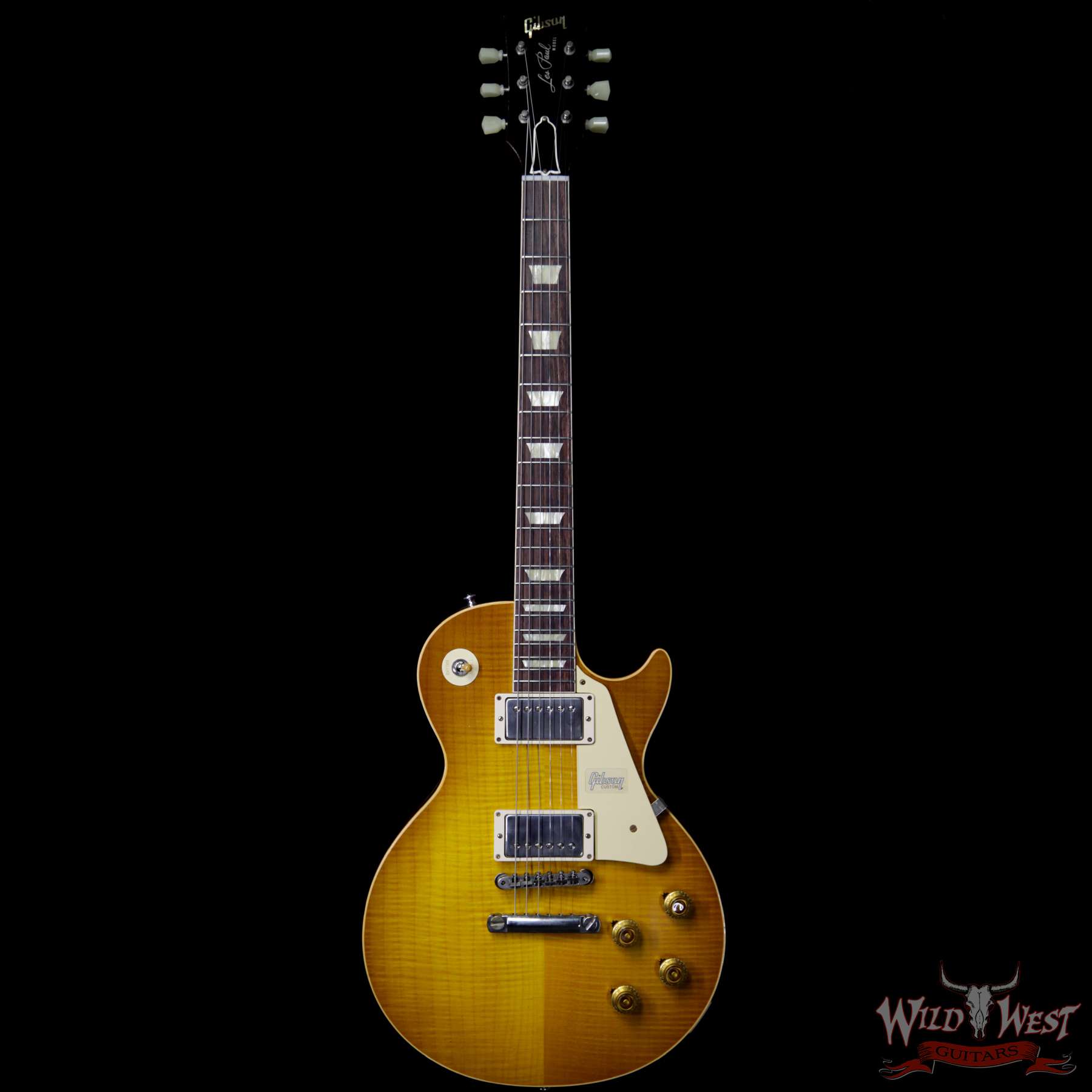 gibsoncs-1958lpstd-aged-89539-f__wwg.jpg Gibson Custom Shop M2M 1958 Les Paul Standard Reissue Aged Lemon Burst 8.35 lbs - Image 3