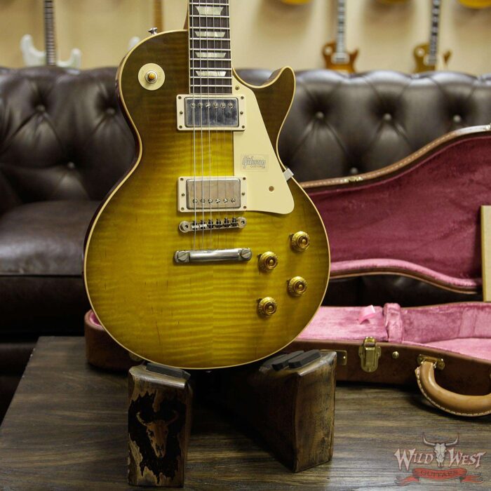 Gibson Custom Shop 60th Anniversary 1959 Les Paul Standard VOS Green Lemon Fade 8.50 LBS - Image 13