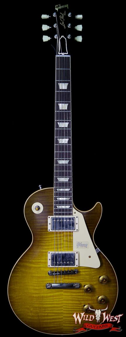 Gibson Custom Shop 60th Anniversary 1959 Les Paul Standard VOS Green Lemon Fade 8.50 LBS