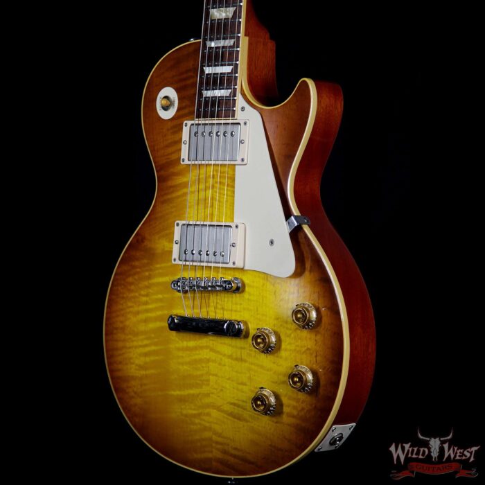 2008 Gibson Custom Shop R9 `59 Les Paul Historic 1959 Reissue Ice Tea 8.55 LBS - Image 2
