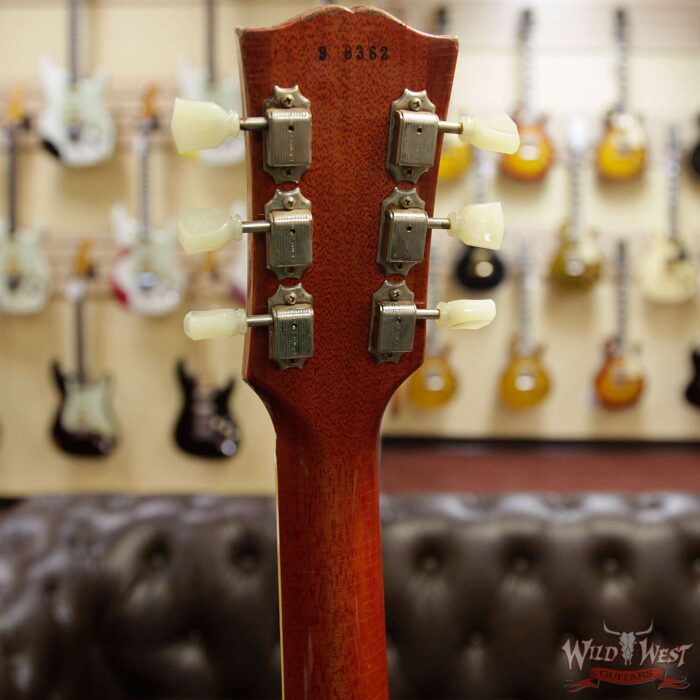 Gibson Custom Shop Historic 1959 Les Paul Aged Hand Selected Killer Top Brazilian Rosewood Board Honey Lemon Fade 8.40 LBS - Image 9