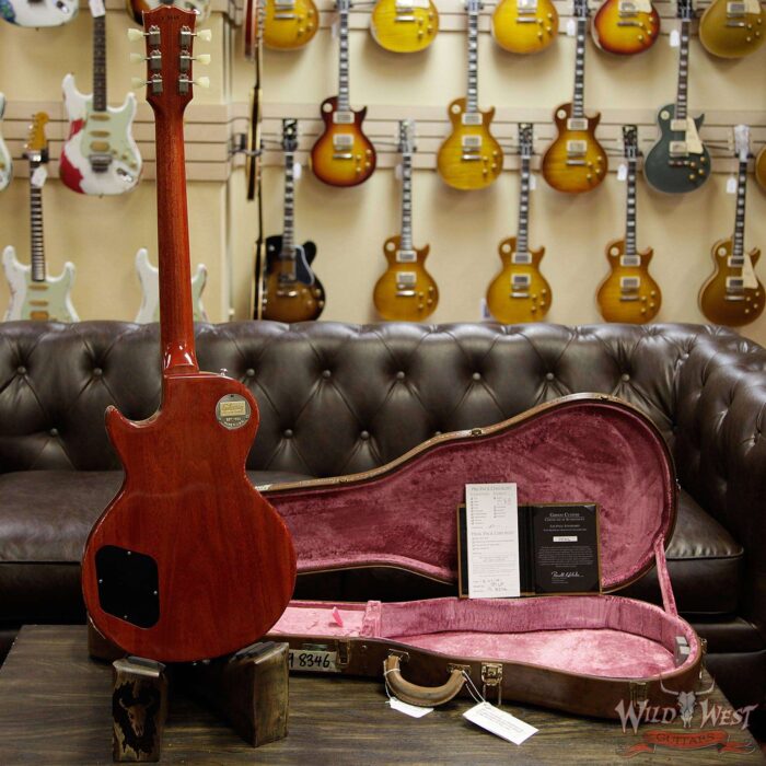 Gibson Custom Shop Historic 1959 Les Paul Light Aged Hand Selected Killer Top Brazilian Rosewood Board Royal Teaburst 8.75 LBS - Image 14