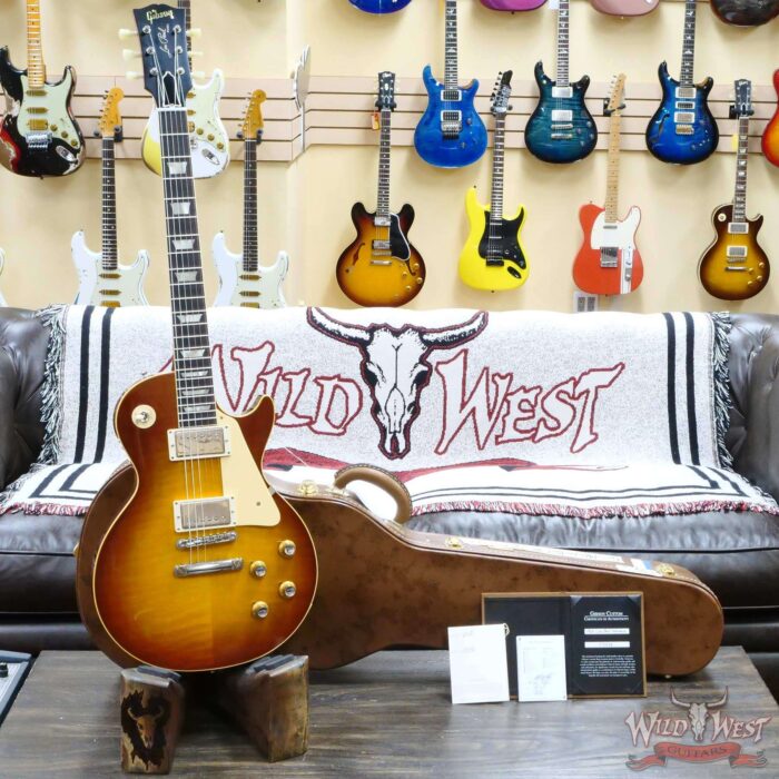 Gibson Custom Shop 1960 Les Paul Standard Reissue VOS Ice Tea Burst - Image 6