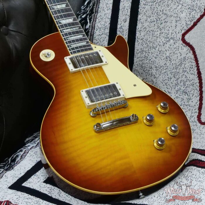 Gibson Custom Shop 1960 Les Paul Standard Reissue VOS Ice Tea Burst - Image 8