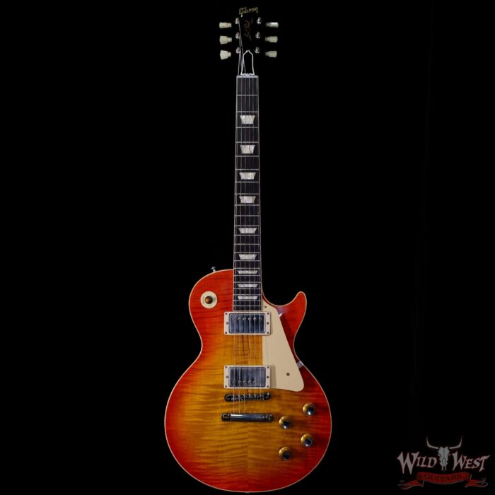Gibson Custom Shop 60th Anniversary 1960 Les Paul Standard VOS V2 Orange Lemon Fade 8.35 LBS - Image 3