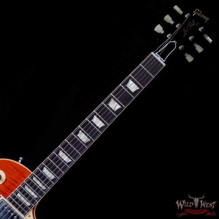 Gibson Custom Shop 60th Anniversary 1960 Les Paul Standard VOS V2 Orange Lemon Fade 8.35 LBS - Image 4