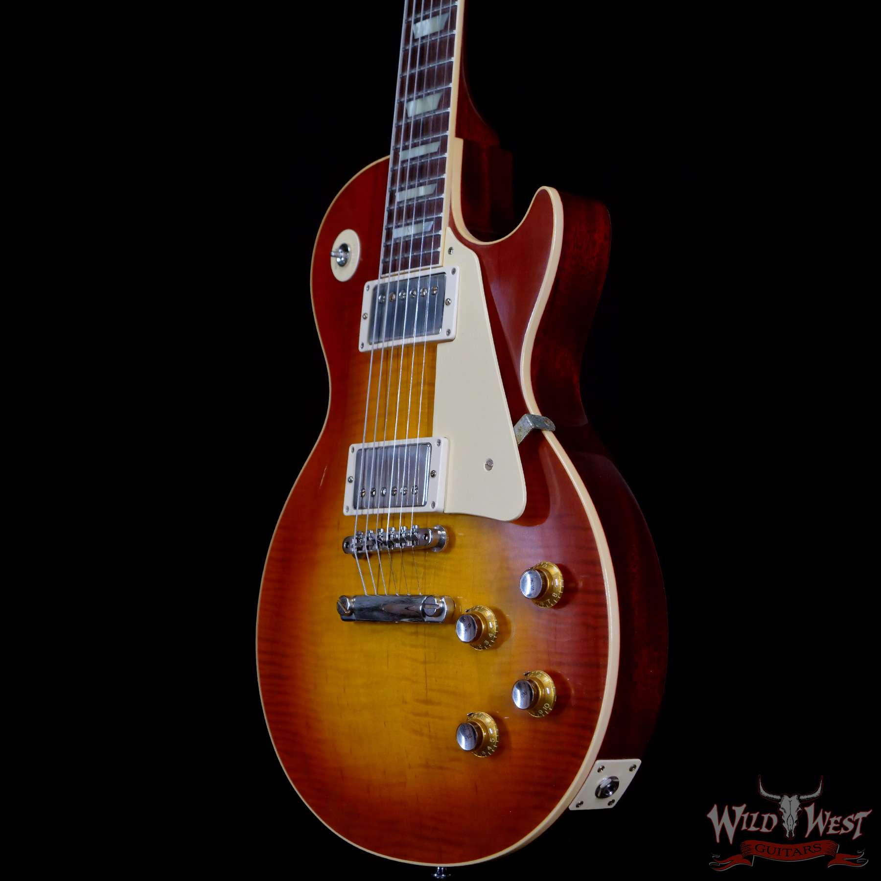 gibsoncs-1960lp-001207-br__wwg.jpg Gibson Custom Shop 60th Anniversary 1960 Les Paul Standard VOS V3 Wide Tomato Burst 9.00 LBS - Image 2