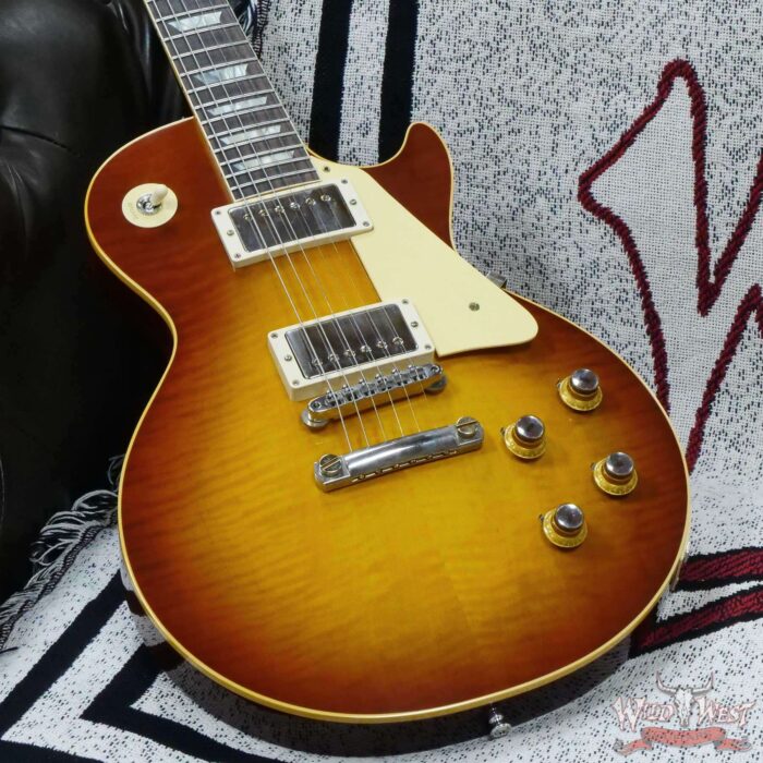 Gibson Custom Shop 1960 Les Paul Standard Reissue VOS Ice Tea Burst 8.50 LBS - Image 8