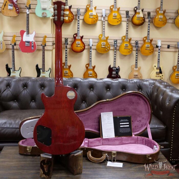 Gibson Custom Shop 1960 Les Paul Standard ‘60 Reissue R0 Figured Top Aged Cherry Red BOTB Page 158 8.45 LBS - Image 12