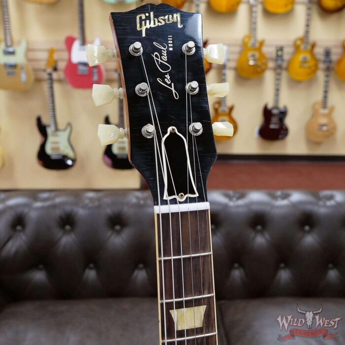 Gibson Custom Shop 1960 Les Paul Standard ‘60 Reissue R0 Figured Top Aged Cherry Red BOTB Page 158 8.45 LBS - Image 7
