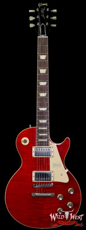 Gibson Custom Shop 1960 Les Paul Standard ‘60 Reissue R0 Figured Top Aged Cherry Red BOTB Page 158 8.45 LBS