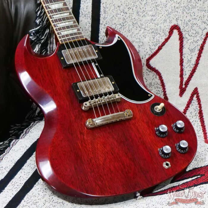 Gibson Custom Shop 1961 Les Paul SG Standard Reissue Stop Bar VOS Cherry Red - Image 8