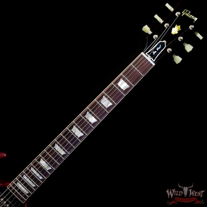 Gibson Custom Shop 60th Anniversary 1961 Les Paul SG Standard With Sideways Vibrola Cherry Red 7.95 LBS - Image 4