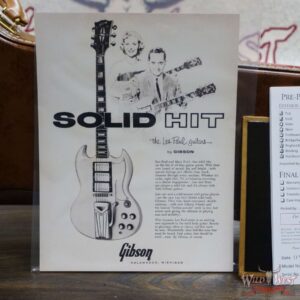Gibson Custom Shop 60th Anniversary 1961 Les Paul SG Standard With Sideways Vibrola Cherry Red 7.95 LBS - Image 12