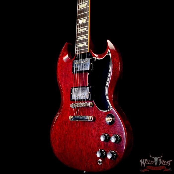 Gibson Custom Shop 1961 Les Paul SG Standard Reissue Stop Bar VOS Cherry Red 6.15 Pounds - Image 2