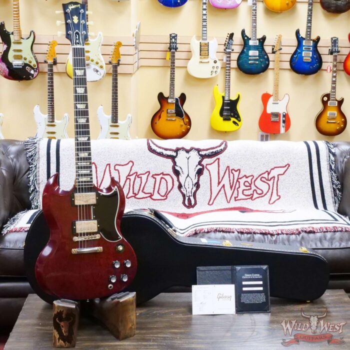 Gibson Custom Shop 1961 Les Paul SG Standard Reissue Stop Bar VOS Cherry Red 6.15 Pounds - Image 6