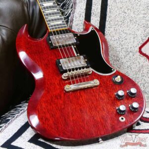 Gibson Custom Shop 1961 Les Paul SG Standard Reissue Stop Bar VOS Cherry Red 6.15 Pounds - Image 8