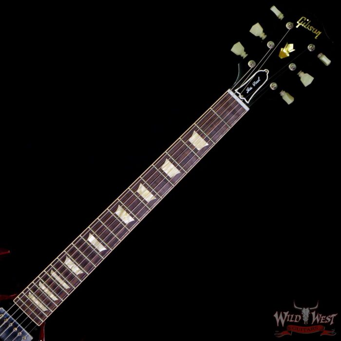 Gibson Custom Shop M2M 1961 Les Paul SG Standard Reissue Stop Bar Light Aged Faded Cherry - Image 4