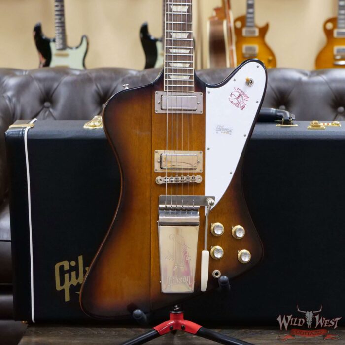 Gibson Custom Shop 1963 Firebird V Indian Rosewood Fingerboard VOS Vintage Sunburst - Image 8
