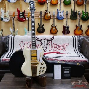 Gibson Custom Shop 1963 Les Paul SG Custom Reissue w/ Maestro Vibrola VOS Classic White - Image 5