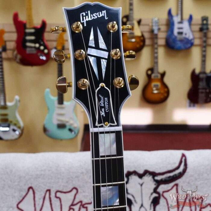 Gibson Custom Shop 1963 Les Paul SG Custom Reissue w/ Maestro Vibrola VOS Classic White - Image 6