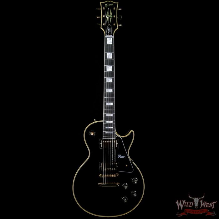 Gibson Custom Shop 1968 Les Paul Custom Reissue Gloss Ebony Fingerboard Ebony (Black) 9.35 LBS - Image 3