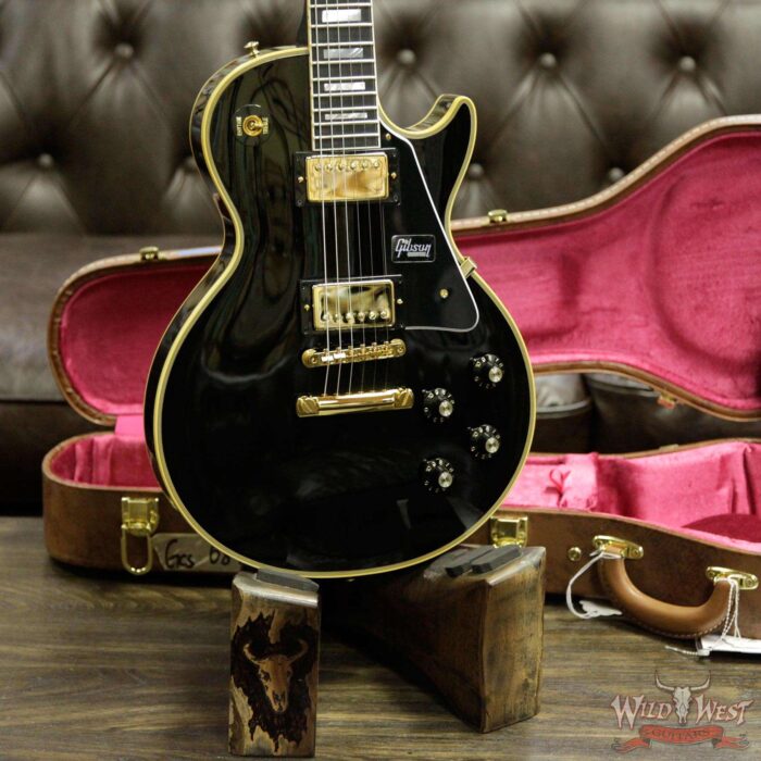 Gibson Custom Shop 1968 Les Paul Custom Reissue Gloss Ebony Fingerboard Ebony (Black) 9.35 LBS - Image 7