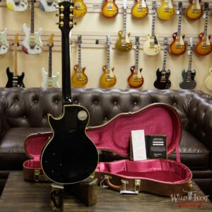 Gibson Custom Shop 1968 Les Paul Custom Reissue Gloss Ebony Fingerboard Ebony (Black) 9.35 LBS - Image 8
