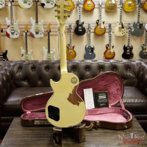 Gibson Custom Shop M2M 1974 Les Paul Custom Reissue Aged Ebony Fingerboard Classic White - Image 12