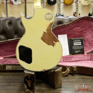 Gibson Custom Shop M2M 1974 Les Paul Custom Reissue Aged Ebony Fingerboard Classic White - Image 13