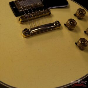 Gibson Custom Shop M2M 1974 Les Paul Custom Reissue Aged Ebony Fingerboard Classic White - Image 11