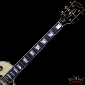 Gibson Custom Shop M2M 1974 Les Paul Custom Reissue Aged Ebony Fingerboard Classic White - Image 6