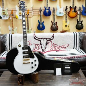 Gibson Custom Shop M2M Treble P90 Les Paul Custom Ebony Fingerboard VOS Alpine White (Blem) - Image 7