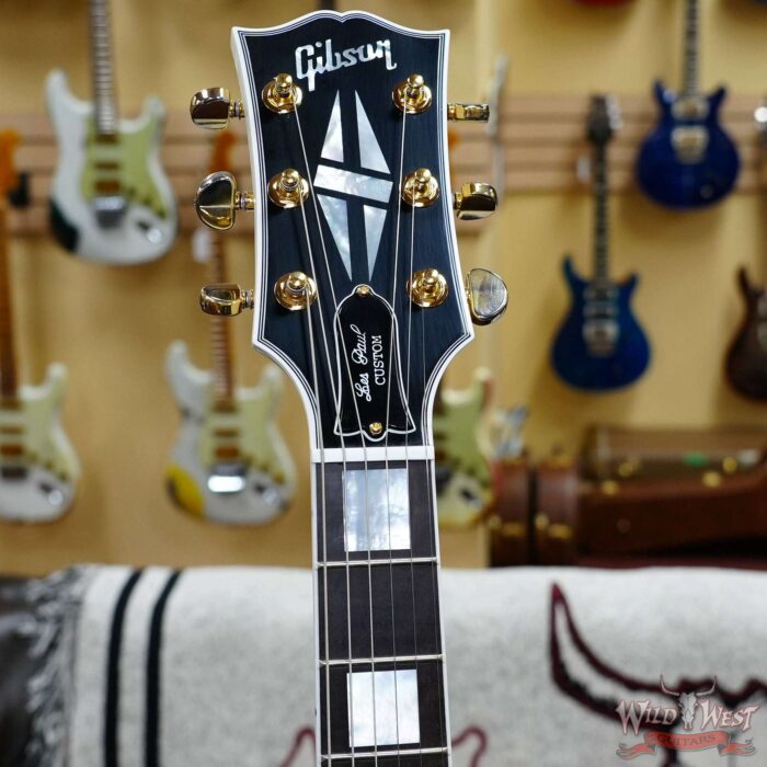 Gibson Custom Shop M2M Treble P90 Les Paul Custom Ebony Fingerboard VOS Alpine White (Blem) - Image 8