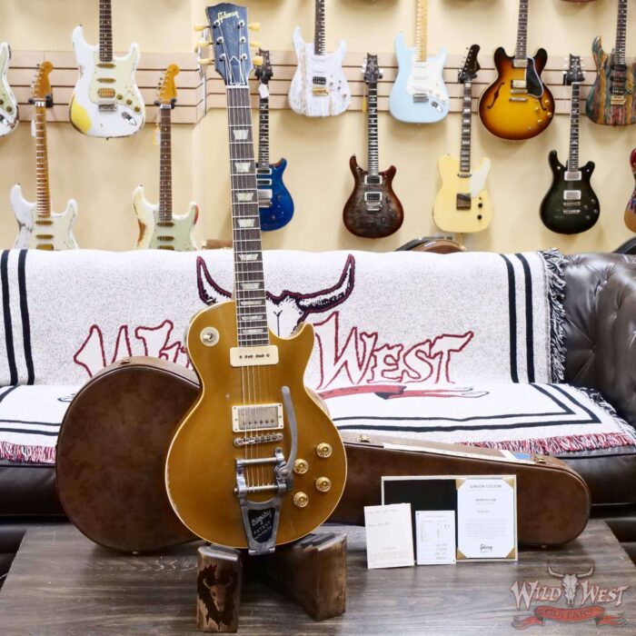 Gibson Custom Shop M2M 1955 Les Paul P90/Humbucker Rosewood Fingerboard w/ Bigsby Murphy Lab Heavy Aged Double Gold 9.20 - Image 6