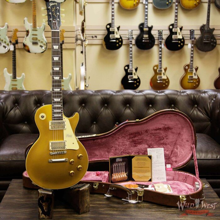 2017 Gibson Custom Shop 60th Anniversary ‘57 Goldtop Les Paul Antique Gold Dark Back VOS - Image 7