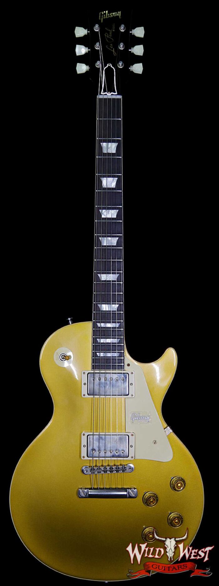 Gibson Custom Shop Historic 57 Les Paul Standard VOS Brazilian Rosewood Fingerboard Goldtop 8.90 LBS - Image 1