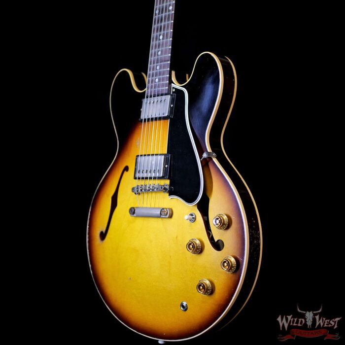 2024 NEW Gibson Custom Shop Limited Edition 1958 ES-335 Murphy Lab Heavy Aged Faded Tobacco Burst 7.85 LBS - Image 2
