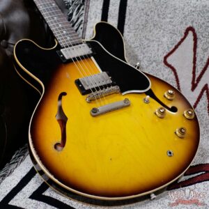 2024 NEW Gibson Custom Shop Limited Edition 1958 ES-335 Murphy Lab Heavy Aged Faded Tobacco Burst 7.85 LBS - Image 8