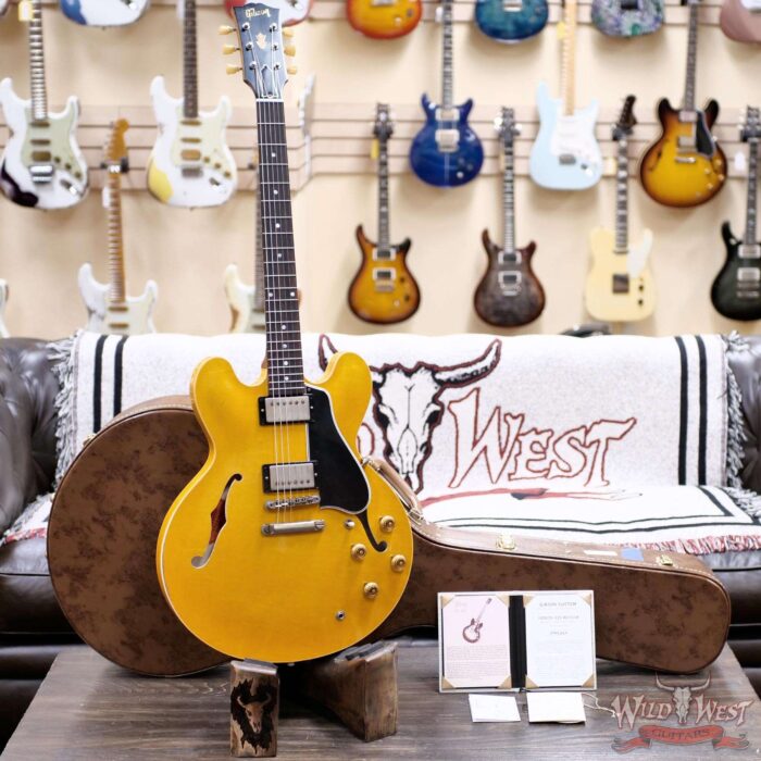 2024 NEW Gibson Custom Shop Limited Edition 1958 ES-335 Murphy Lab Heavy Aged Dirty Blonde 8.00 LBS - Image 6