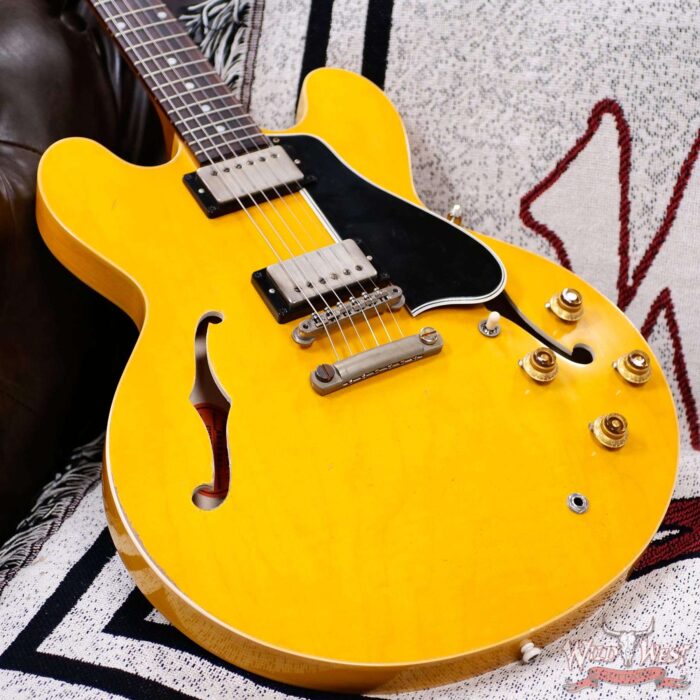2024 NEW Gibson Custom Shop Limited Edition 1958 ES-335 Murphy Lab Heavy Aged Dirty Blonde 8.00 LBS - Image 8