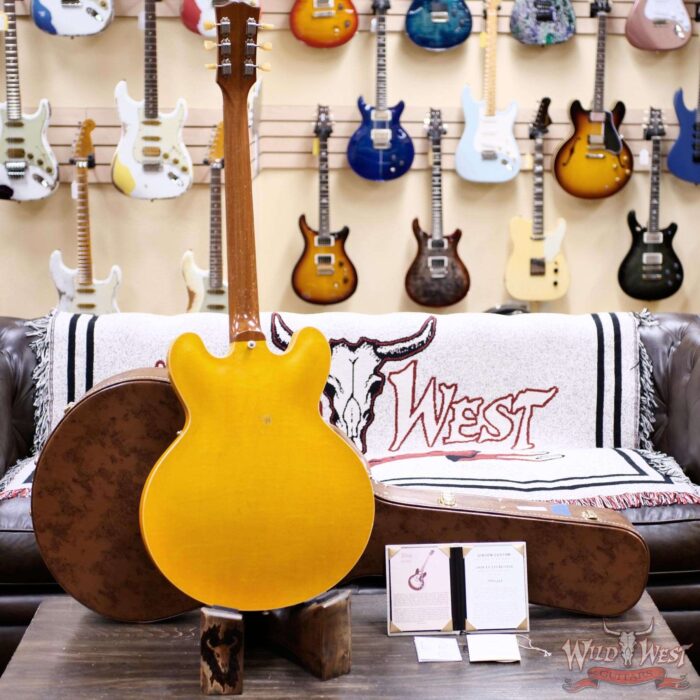2024 NEW Gibson Custom Shop Limited Edition 1958 ES-335 Murphy Lab Heavy Aged Dirty Blonde 8.00 LBS - Image 10