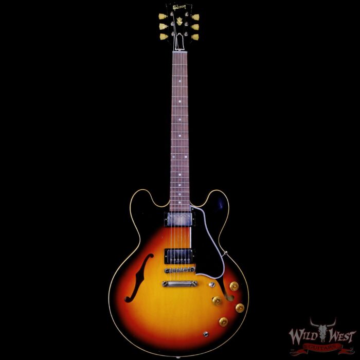 2024 NEW Gibson Custom Shop Limited Edition 1958 ES-335 Murphy Lab Light Aged Tri-Burst 8.20 LBS - Image 3
