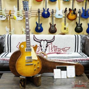 Gibson Custom Shop M2M 1959 Les Paul Standard Murphy Lab Ultra Light Aged Golden Poppy Burst 8.75 LBS - Image 6