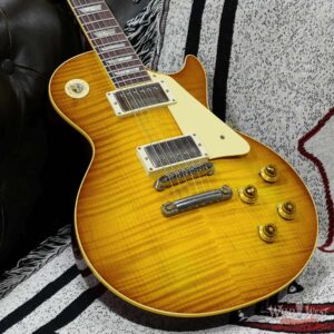 Gibson Custom Shop M2M 1959 Les Paul Standard Murphy Lab Ultra Light Aged Golden Poppy Burst 8.75 LBS - Image 8