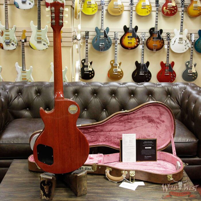 Gibson Custom Shop Historic 1959 Les Paul VOS Hand Selected Killer Top Brazilian Rosewood Board Dirty Lemon 8.90 Lbs - Image 14